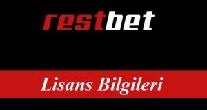 Restbet Lisans bilgileri
